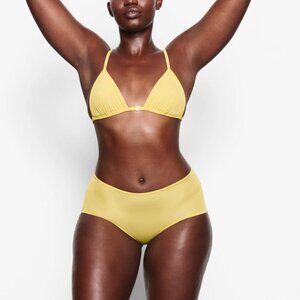 SKIMS Yellow Jelly Sheer Triangle Bralette